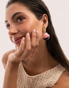 Sira Hoop Earrings Gold Plated Steel