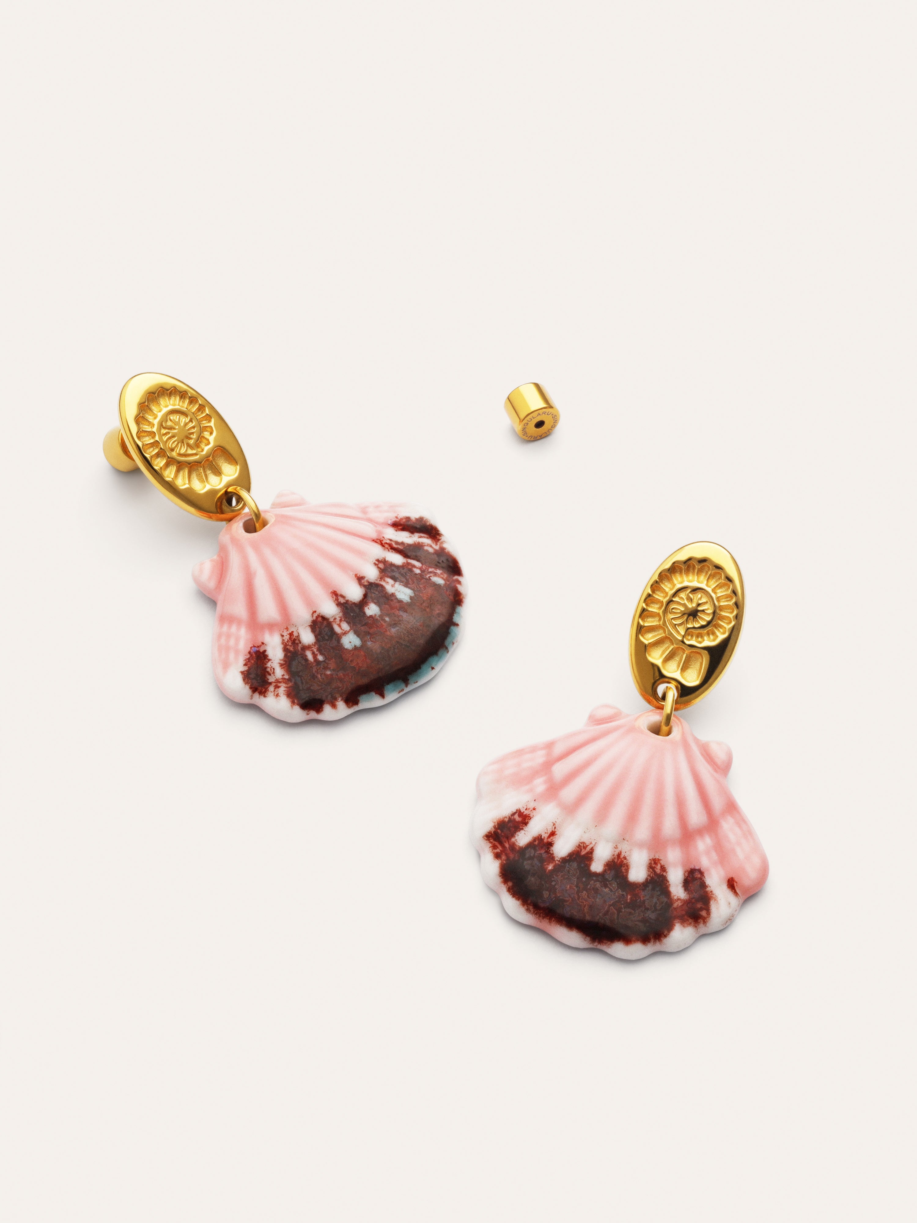 Sira Hoop Earrings Gold Plated Steel