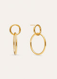 Sister Steel Gold-Plated Earrings