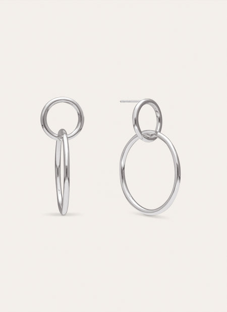 Boucles d'oreilles Sister Acier