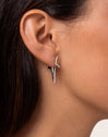 Star Punk Steel Earrings