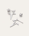 Star Punk Steel Earrings