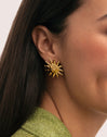 Pendientes Sunna Acero Baño Oro