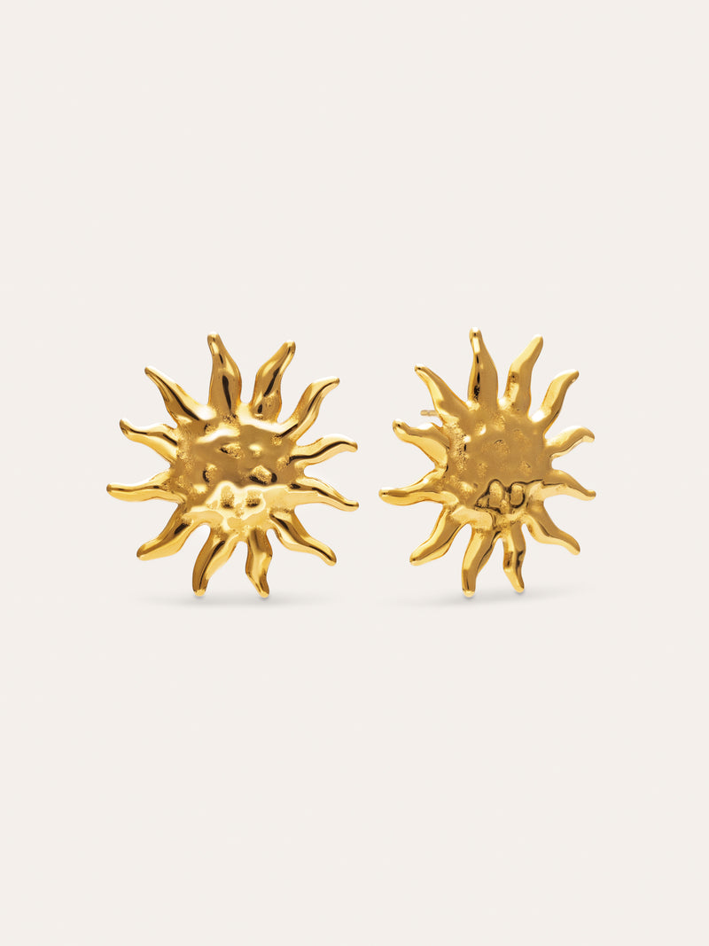 Pendientes Sunna Acero Baño Oro