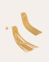 Waterfall Stainless Steel Gold Earrings 