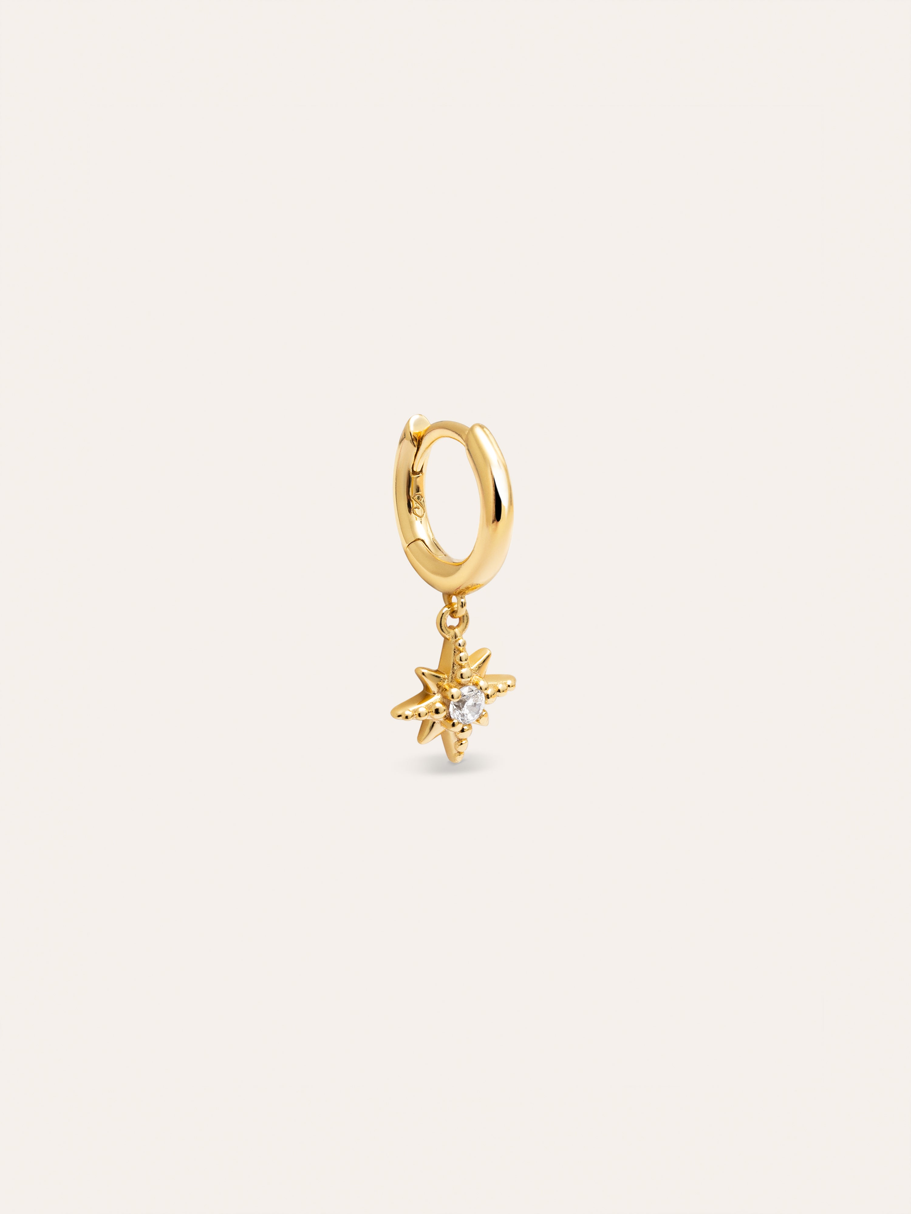 Stella Gold Hoop Single Earring 