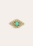 Blue Eye Gold Single Earring