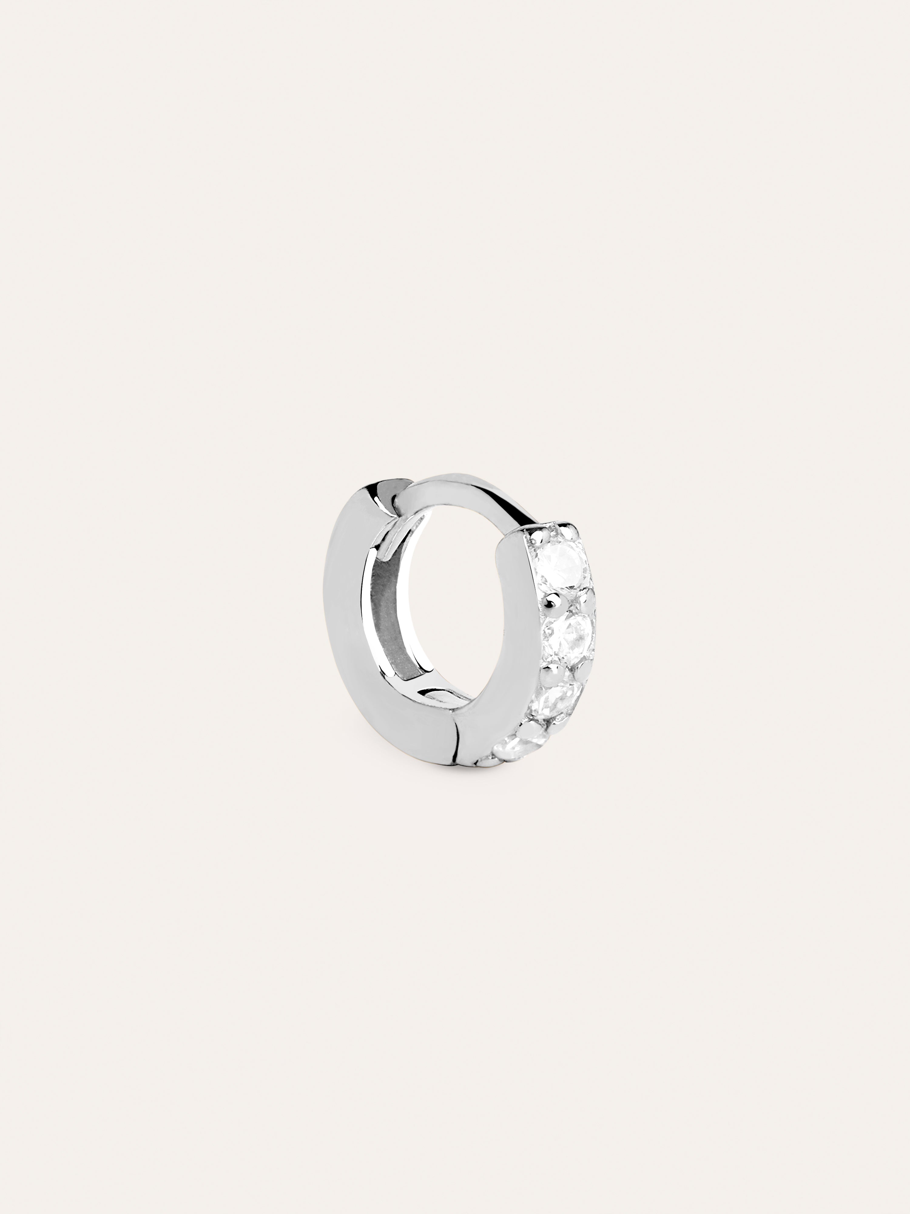 Boucle d'oreille seule Créole Cléo S