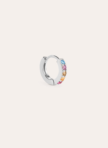 Boucle d'oreille seule Créole Cléo M Couleurs