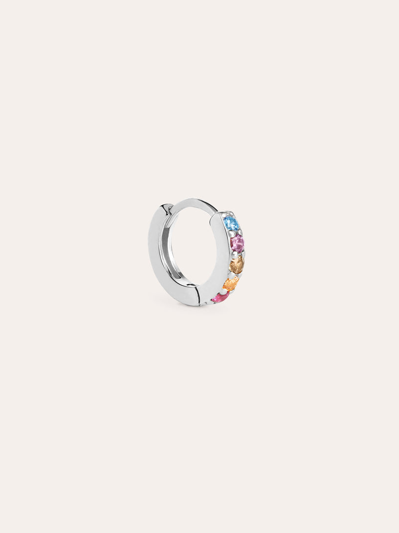 Boucle d'oreille seule Créole Cléo M Couleurs
