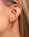 Cleo M Colors Gold Hoop Single Earring