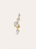 Comet Gold Single Earring