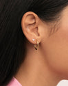 Heart Spark Gold Single Earring 