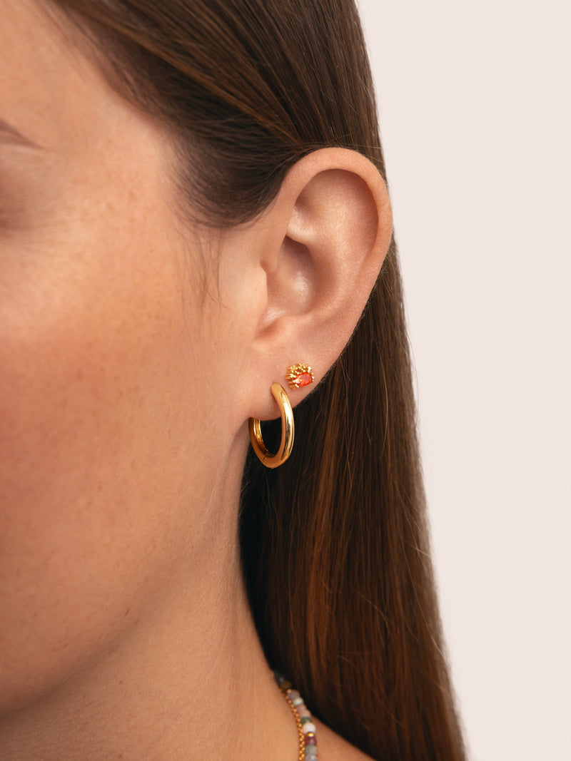 Sea Crabby Gold Single Earring