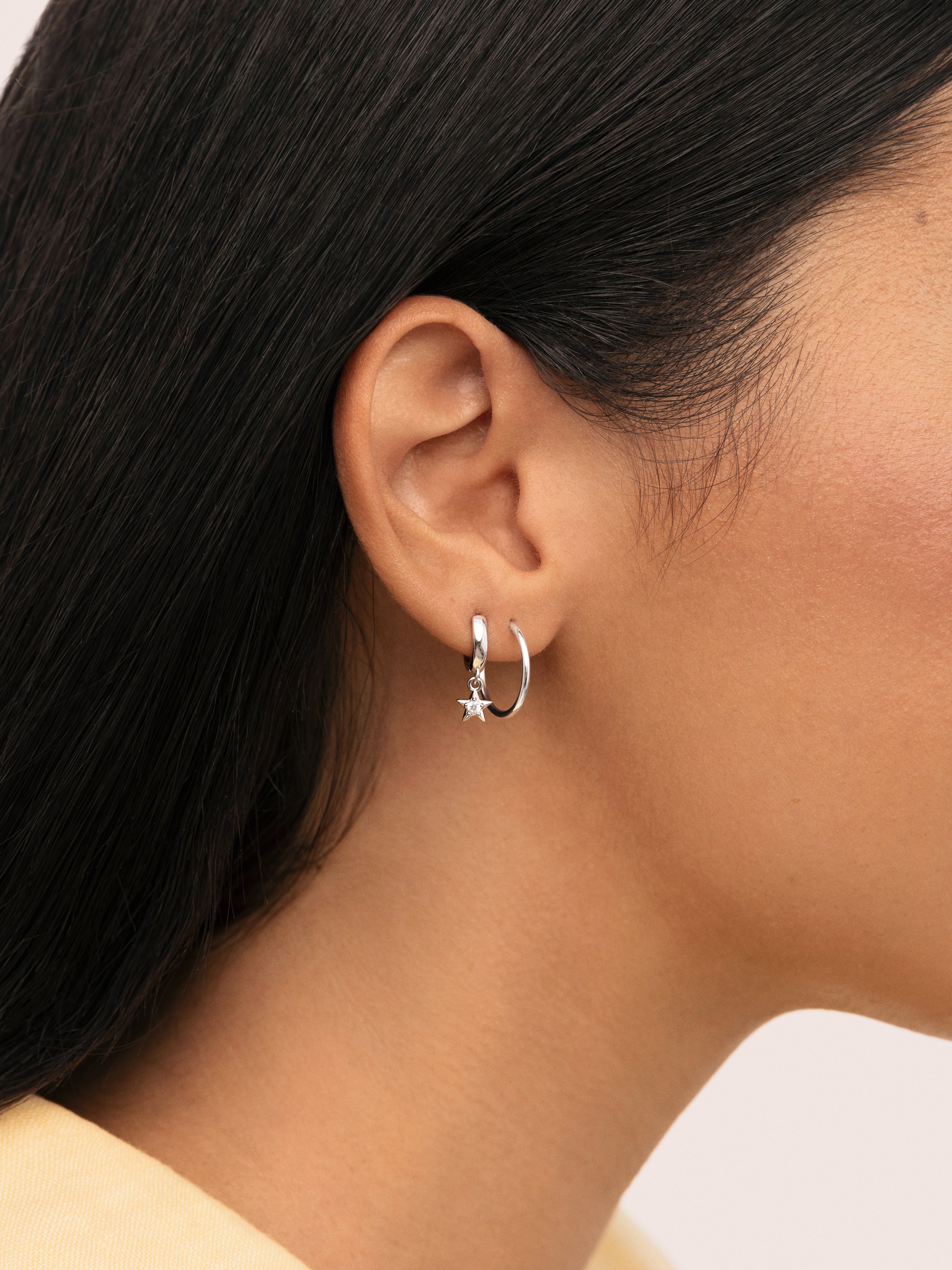 Single Hoop Earring Dance Star