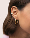Pendiente Suelto Ear Cuff Scarlett Baño Oro