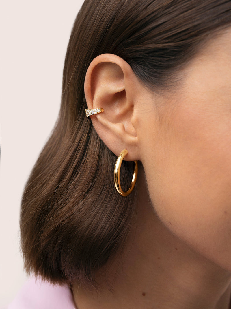 Brinco Individual Ear Cuff Scarlett Banho de Ouro
