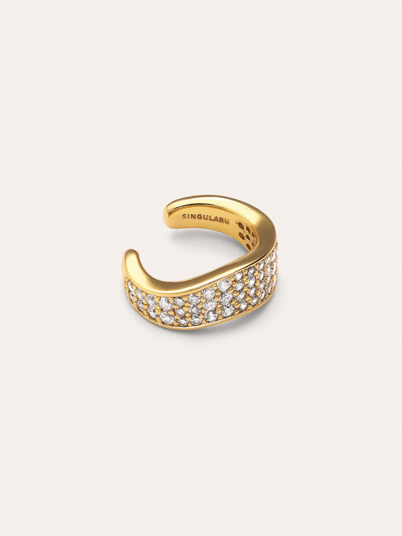 Brinco Individual Ear Cuff Scarlett Banho de Ouro