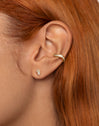 Hailey Gold Ear Cuff Single Earring