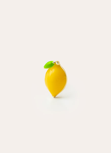 Lemon Gold Single Earring 