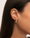Single Earring Mini Cherry Gold Plated