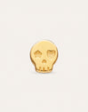 Mini Skeleton Gold-Plated Silver Single Earring