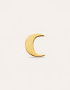 Losse oorbel Moon Staal verguld
