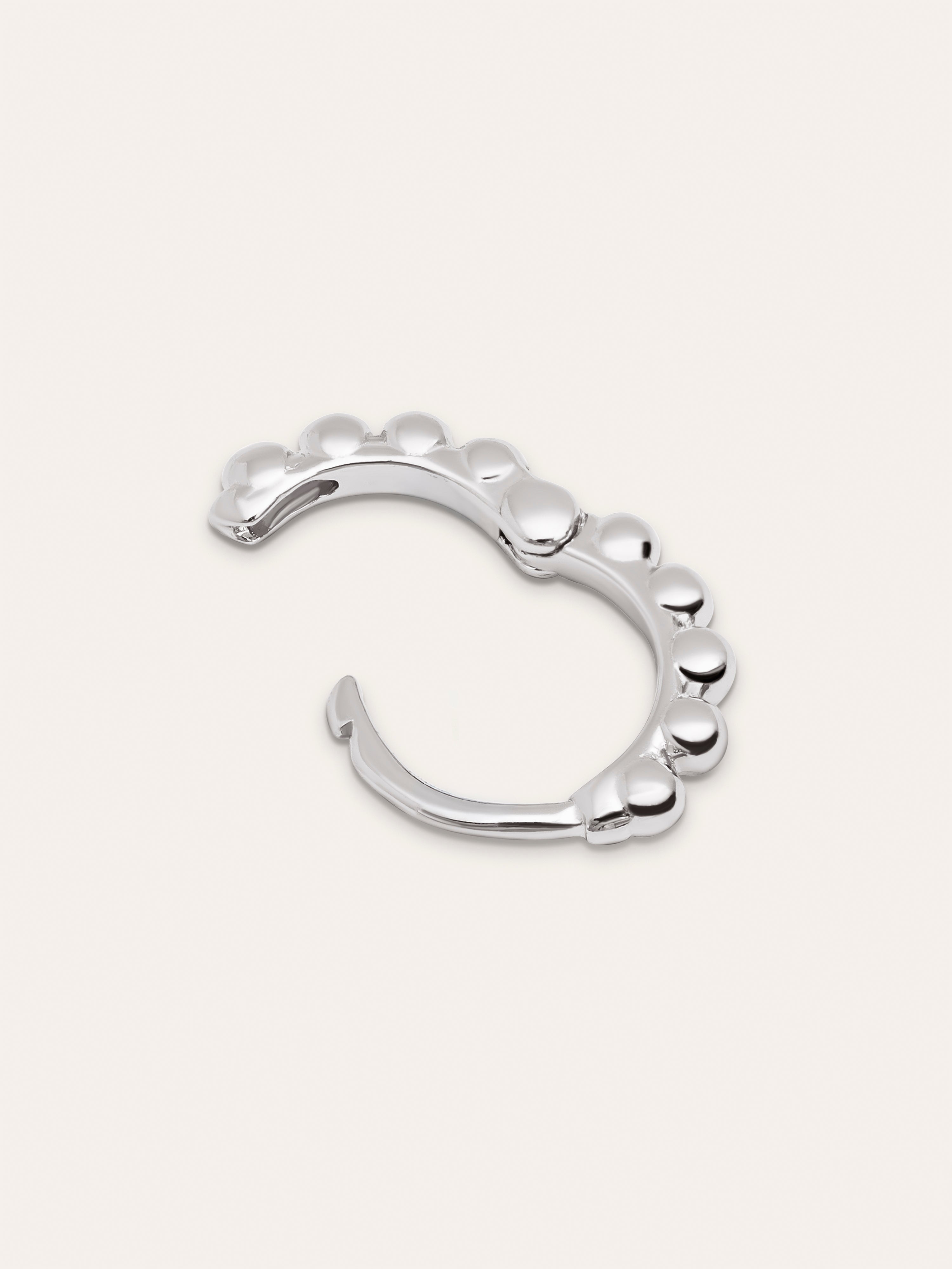 Boucle d'oreille seule Pebbles S Acier