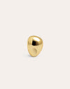 Pebble Gold Single Earring 