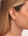 Pearl & Spark Gold Single Earring