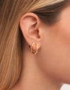 Pearl & Spark Gold Single Earring