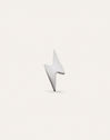 Single Earring Lightning Steel