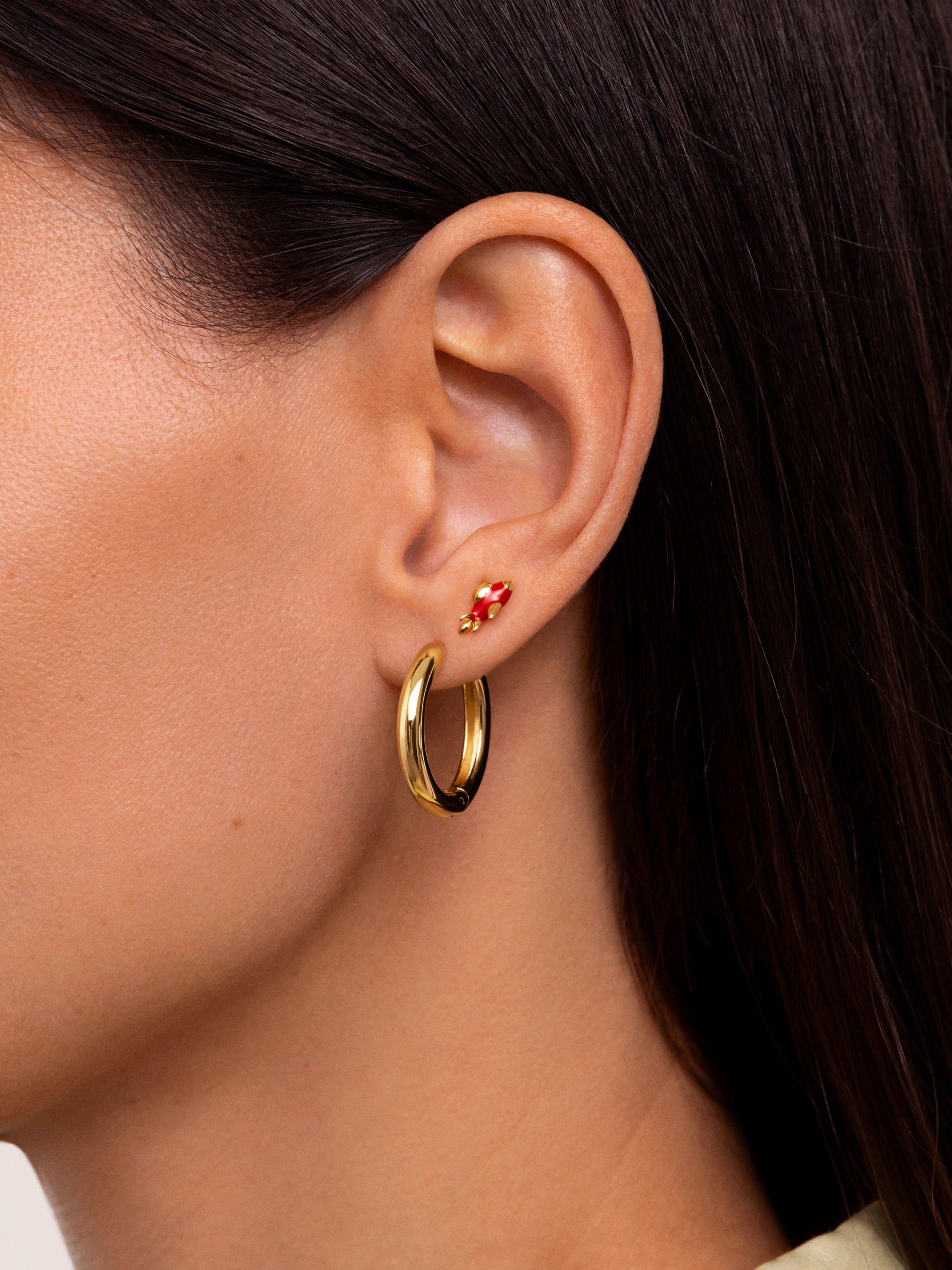 Rocket Gold Single Earring