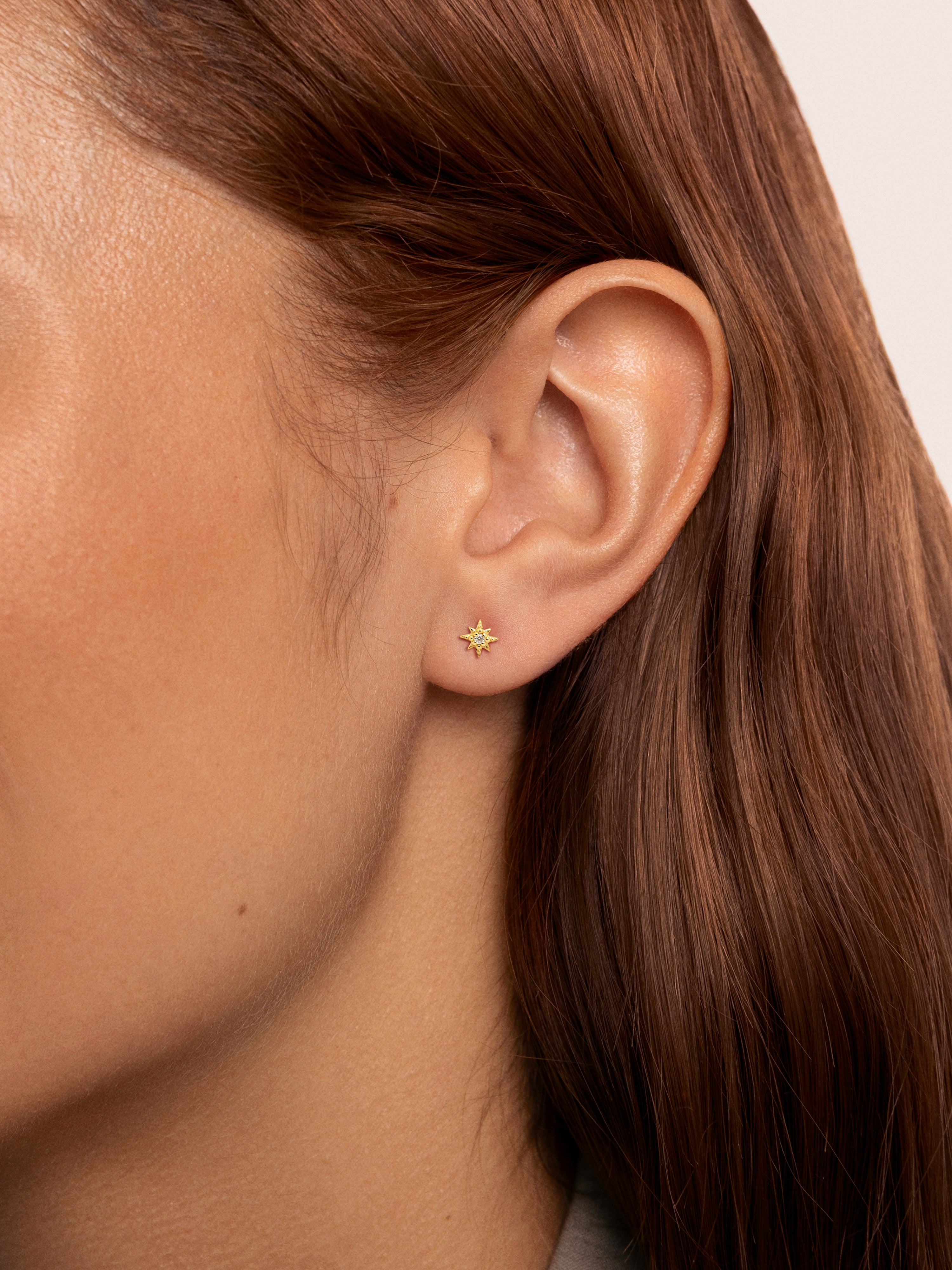 Stella Gold Single Earring