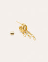Pendiente Suelto Triple Drip Baño Oro