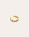 Pendiente Suelto Ear Cuff Tressia Plata Baño Oro