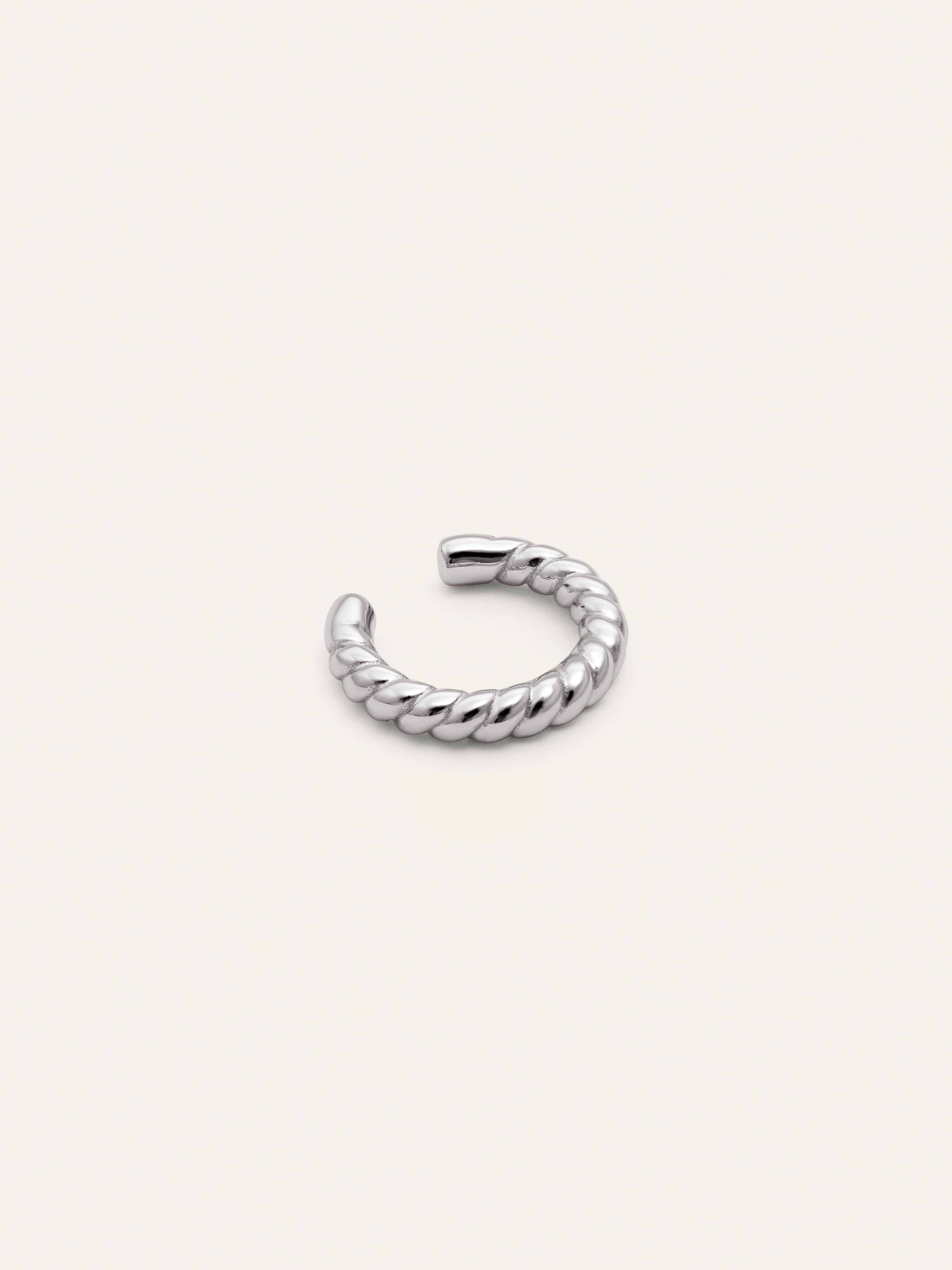 Pendiente Suelto Ear Cuff Tressia Plata