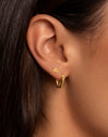 Boat Gold Single Earring