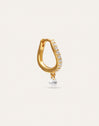 Losse oorbel Victoria verguld
