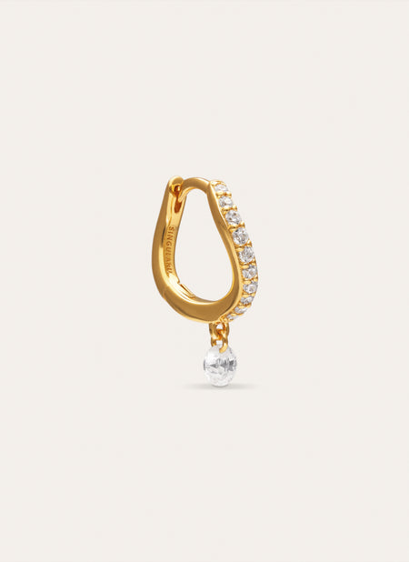 Victoria Single Earring Gold-Plated