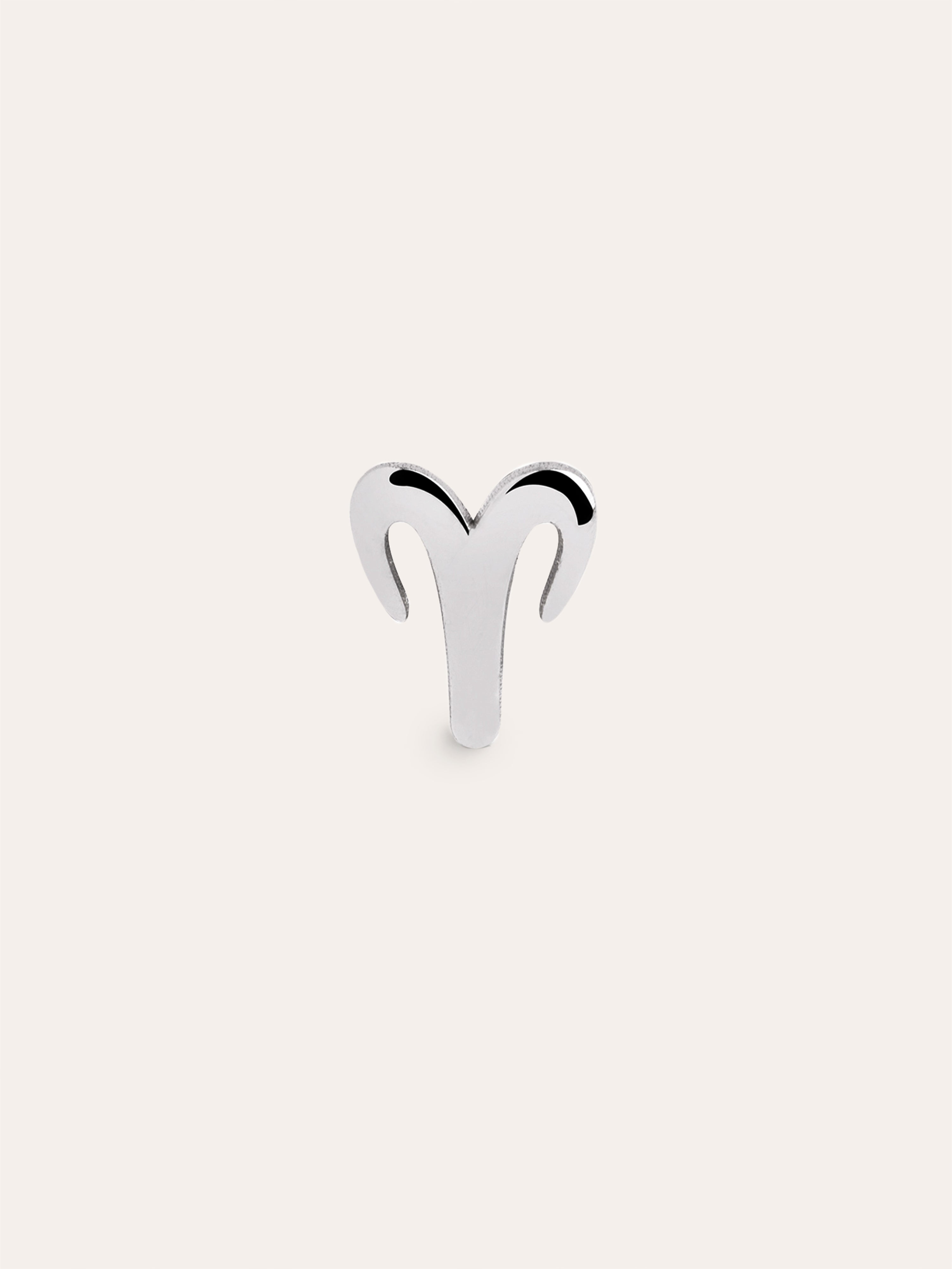 Zodiac Silver Single Earring