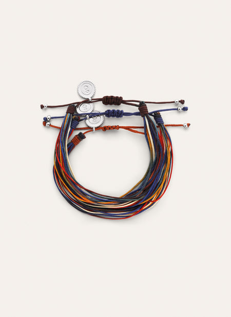 Pack 3 Pulseras Bruma Rainbow Acero