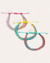 3-Pack Color Rainbow Stainless Steel Bracelets