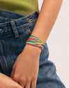 Pack 3 Pulseras Neon Rainbow Fruits Acero