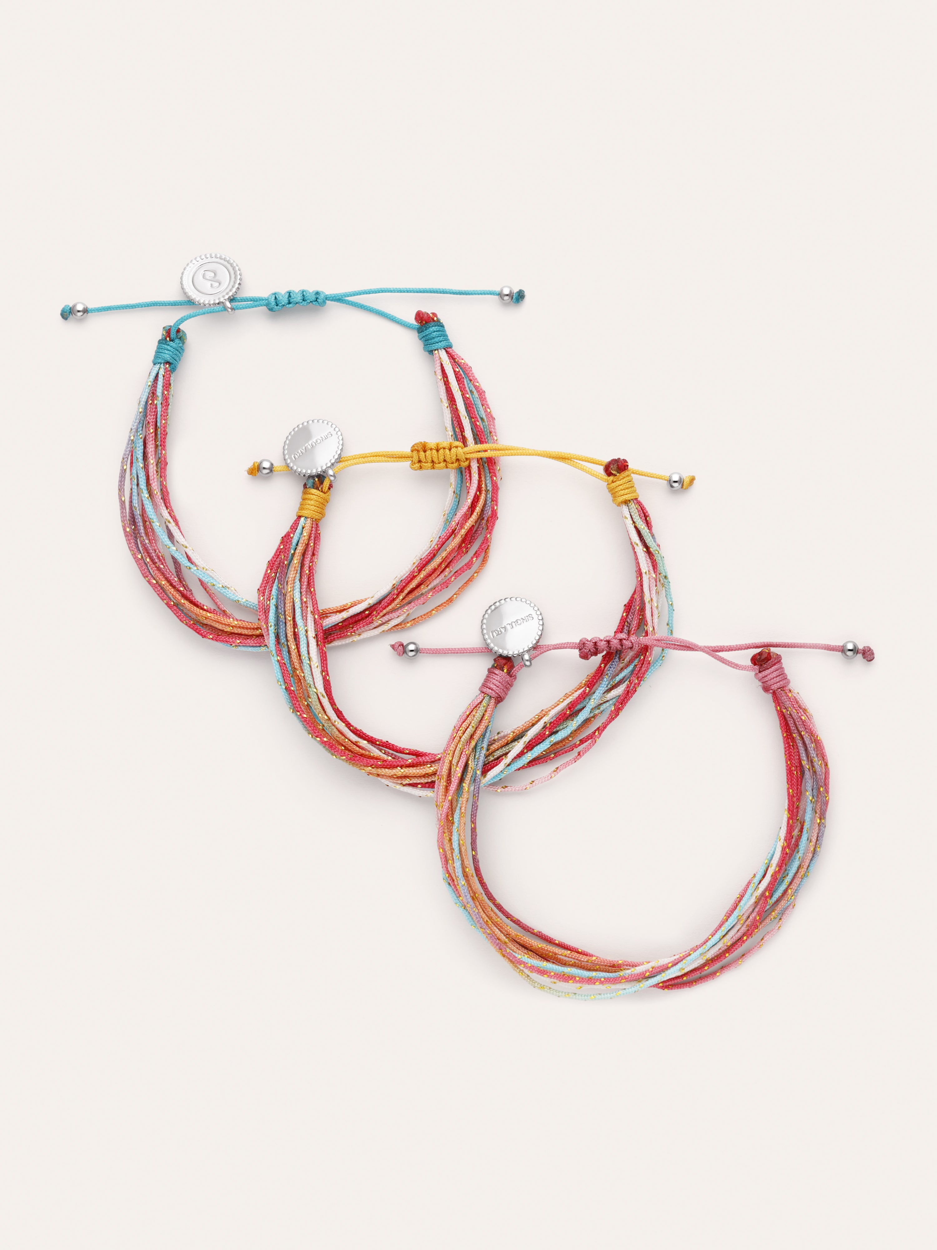 Pack 3 Pulseras Rainbow Spark Acero