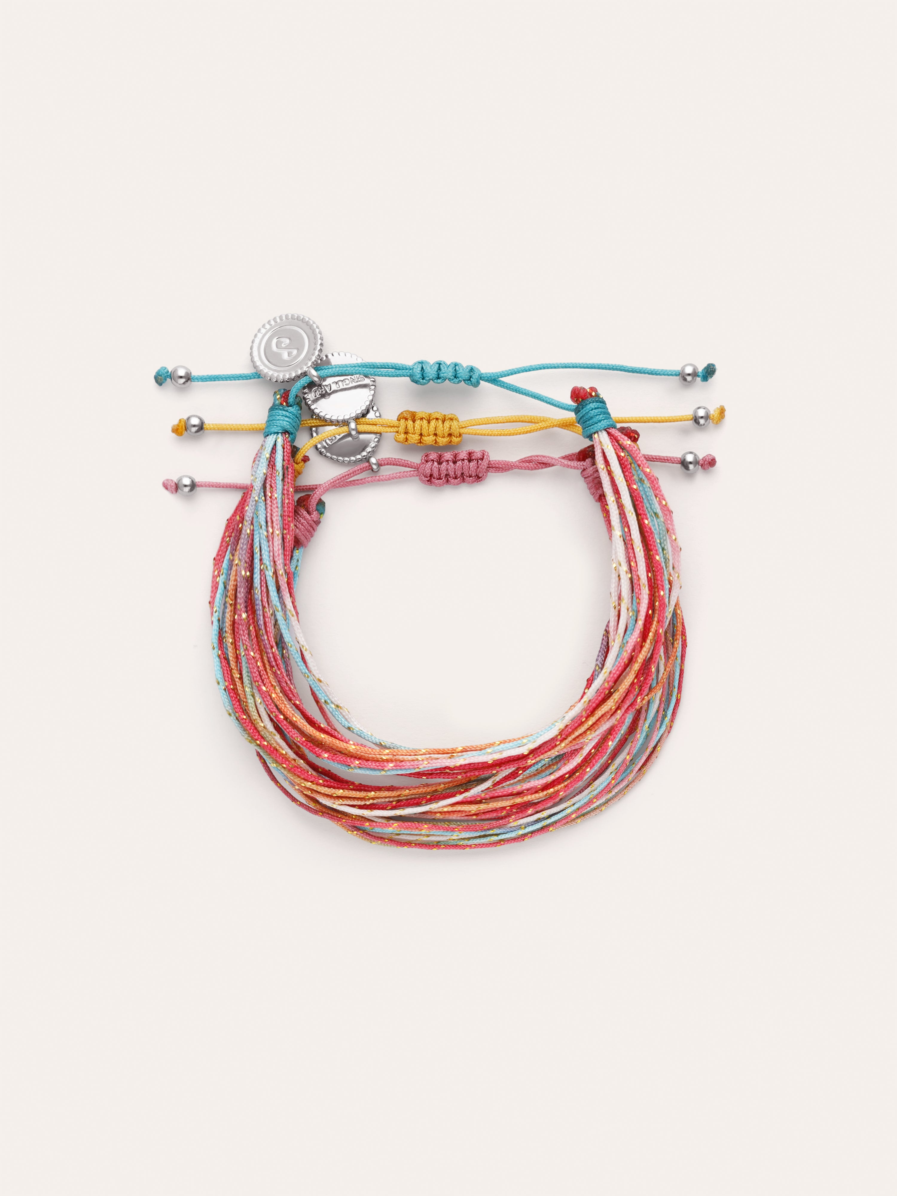 Pack 3 Pulseras Rainbow Spark Acero