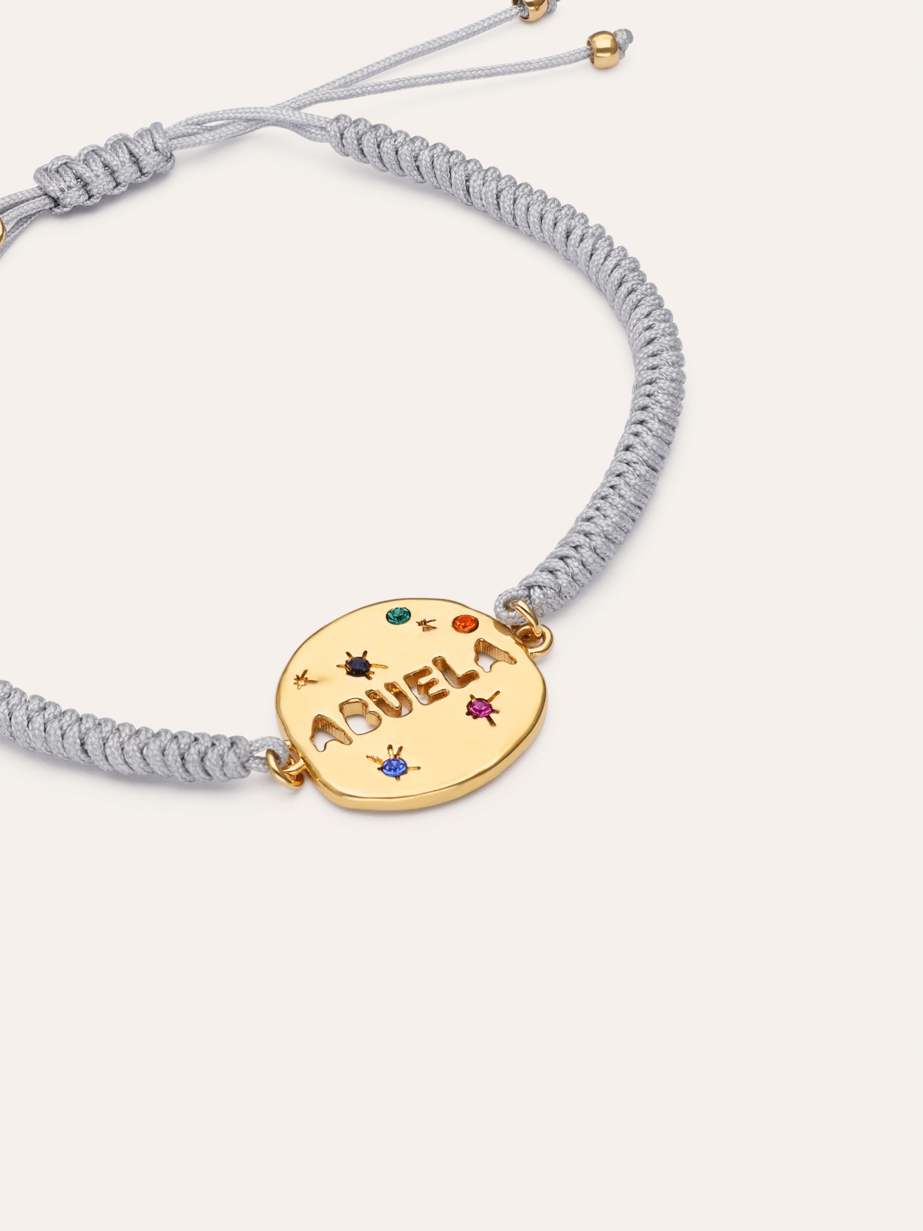 Pulseira Abuela Colors Banho de Ouro
