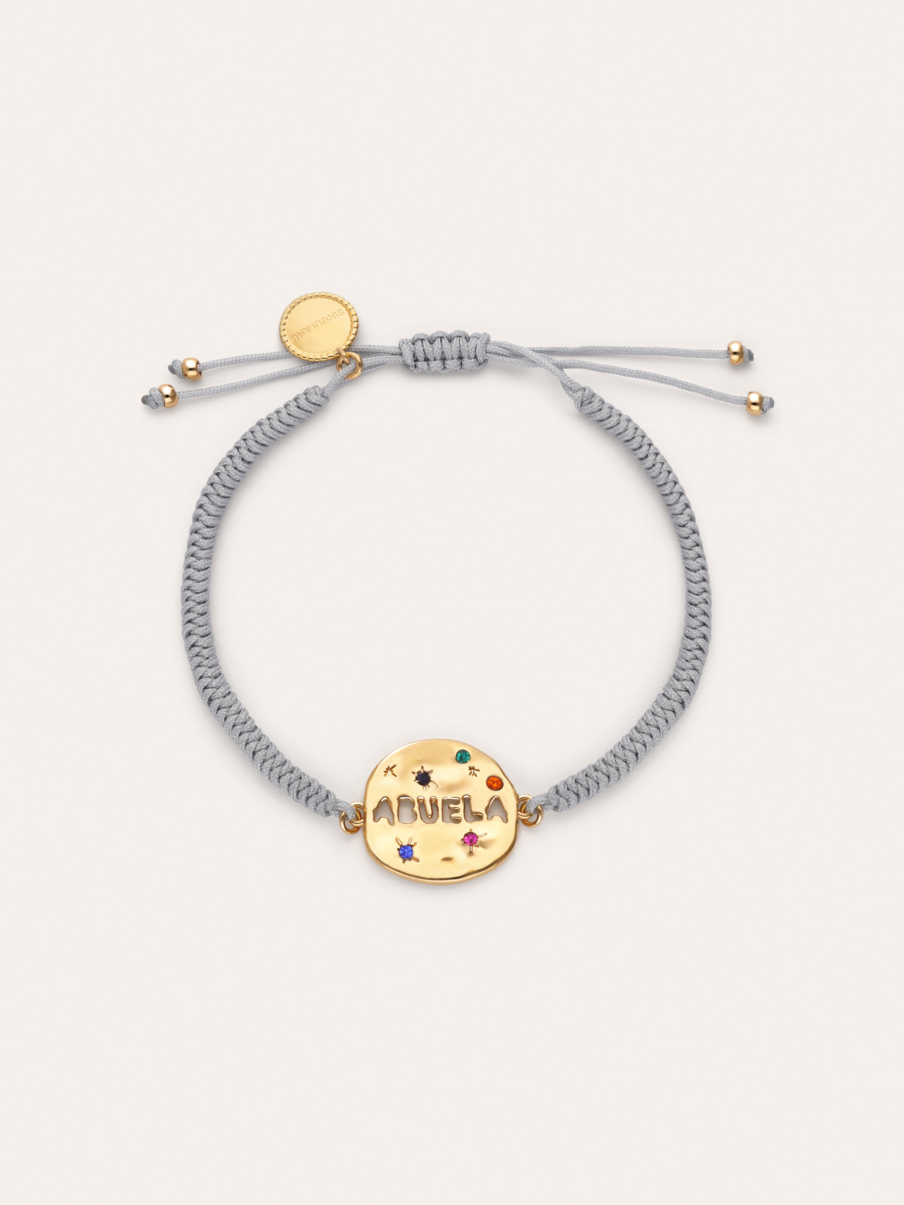 Pulseira Abuela Colors Banho de Ouro