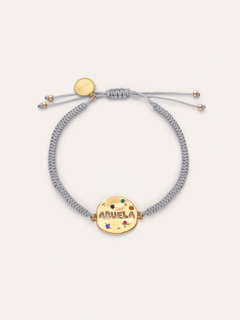 Pulseira Abuela Colors Banho de Ouro