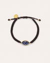 Alma Amulet-armband van staal met 18-karaats vergulding